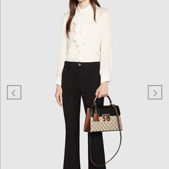 Sold-Gucci padlock small GG top handle - Picture 8 of 8